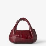 FENDI Fendi Spy Small Burgundy inlaid hagfish leather bag - Image 5